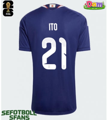 Japan Hiroki Ito #21 Hemmatröja Kvinnor VM 2026 Kortärmad